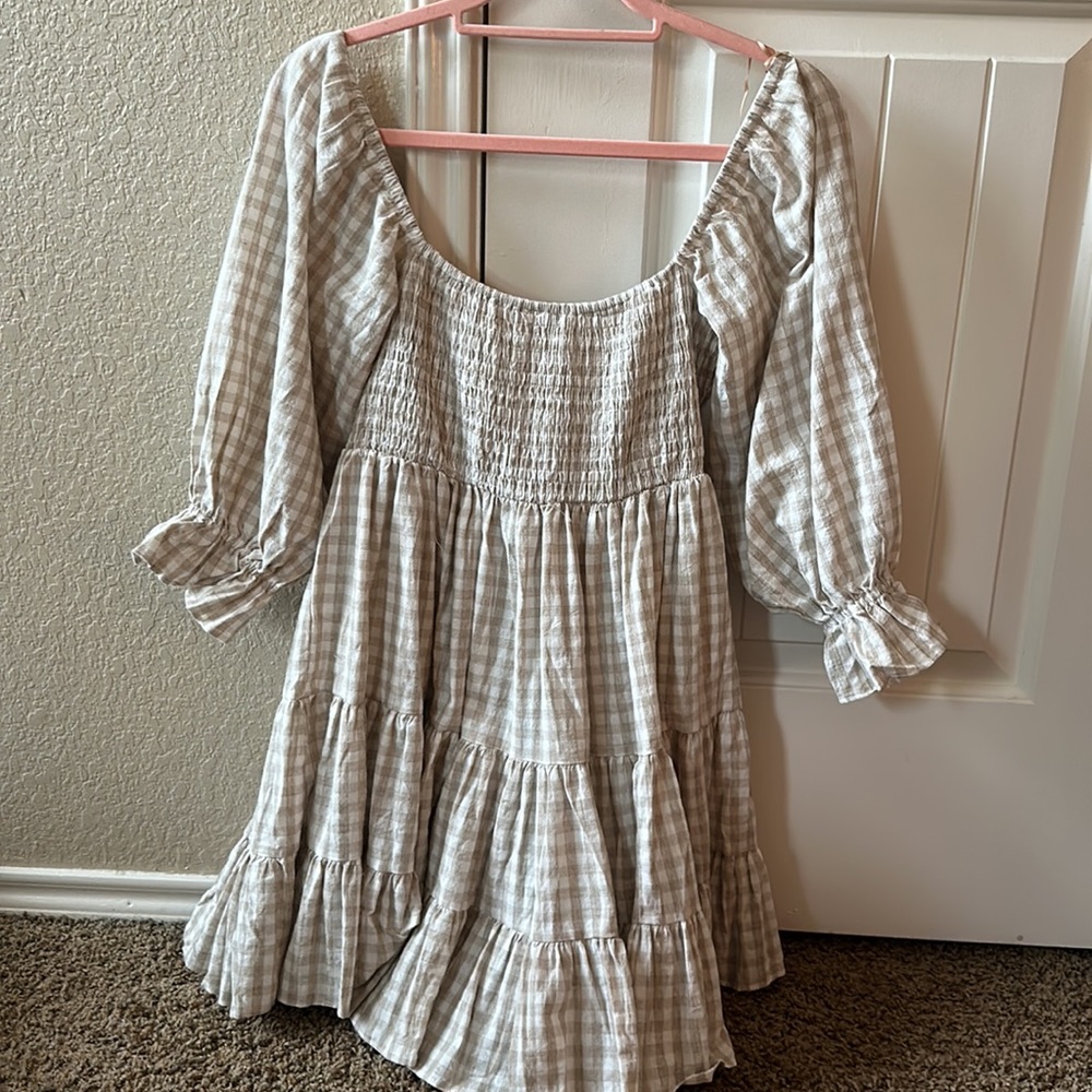 Cream Ruffle MABLE Dress - Picture 2 of 3